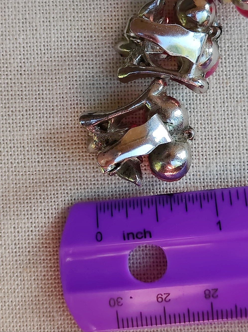 🔥 Vintage Coro Pink Moonglow Bracelet/Brooch/Earrings Set - Picture 7 of 8